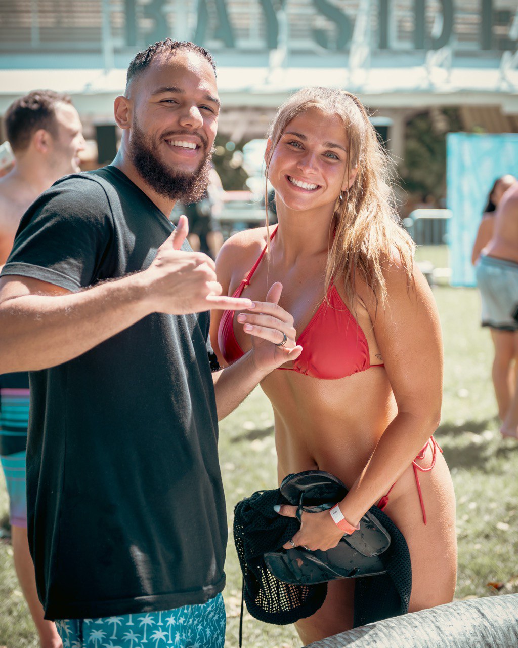 Beach ping pong fun in Miami